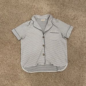 Madewell striped pajama TOP ONLY !